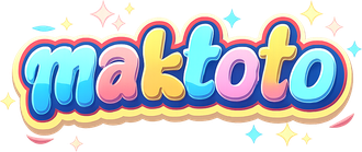 Logo maktoto berwarna emas untuk navigasi